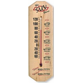 Large Maple Wood Indoor/ Outdoor Thermometer